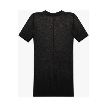 Rick Owens Topstitched T-shirt Sort, Herre