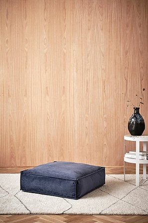 Jotex - Bodenkissen Blau - BALTIMORE - Kaufe Poufs bei Jotex