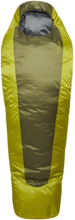 Rab Solar Eco 0 Long Left Zip 5°C Chlorite Green