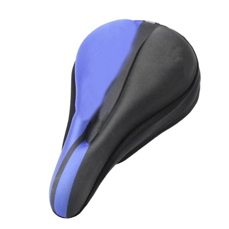 Paksun silikoninen pyörän satulan suojus, vedenpitävä pyörän satulan suojus pyöräilytarvikkeisiin, sininen