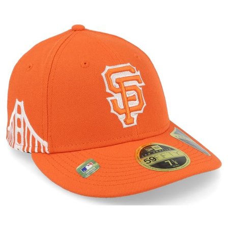 New Era - MLB Orange fitted Keps - San Francisco Giants MLB21 City Connect Off Low Profile 59FIFTY Orange Fitted @ Hatstore