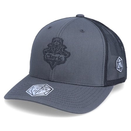 Critiql Hit - Grijs trucker Cap - Cleric Class Emblem Charcoal/Black Trucker @ Hatstore