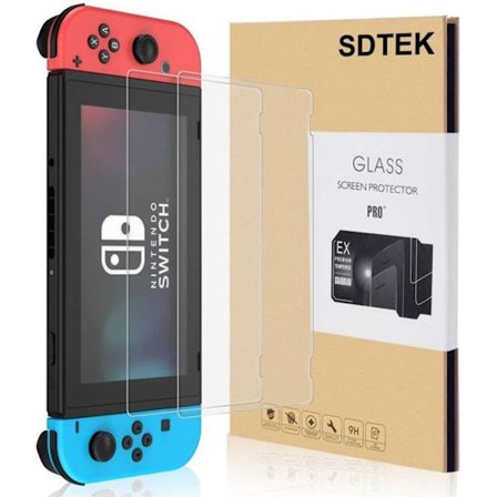 Nintendo Switch skärmskydd, härdat glas Nintendo Switch, [Lot of 2] COOKAR Ultraklar, 9H hårdhet, Kompatibel med touch, Sa