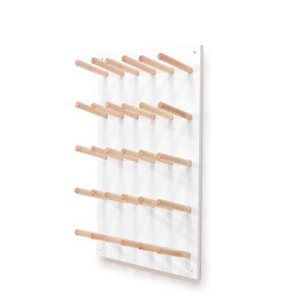 Schuhregal PERO, 15 Paar Schuhe, 660x195x1025 mm, weiß