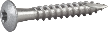 ESSVE 590408 Rännkroksskruv 4,8 mm Ø, silver, TX20 35 mm, 250-pack, Infästning