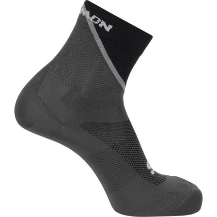 Salomon - Chaussettes unisexes Pulse Ankle - Black / Monument / Magnet