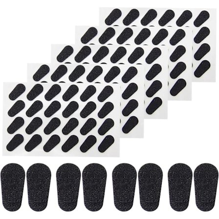 60 Par Klæbende Næsepuder til Briller, Bløde Skum Næsepuder, Selvklæbende Anti-slip Næsepuder til Briller, Tynde Næsepuder til Briller Solbriller Sort
