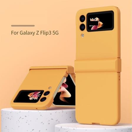 Skal / Case / Fodral För Samsung Galaxy Z Flip3 5g Orange