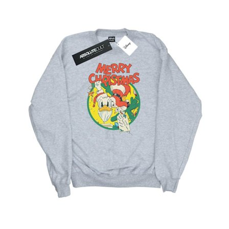 Disney Herr Donald Duck God Jul Sweatshirt L Sports Grå