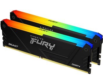Kingston-Fury Beast RGB DDR4 3200MHz 2x16GB (KF432C16BB12AK2/32)-Kingston Fury Beast RGB DDR4 3200MHz 32GB-Computer components-DDR4