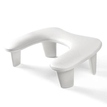 Negle hånd støtter til to hænder blødt PU læder 15 grader vippet hånd pude