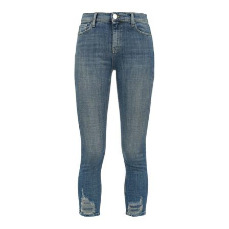 Pinko, Sabrina 37 Skinny Pj 479 Denim Blue Cross Str. Blauw, Dames, Maat:W29