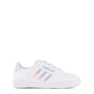Kids - adidas Originals White Continental 80 Iridescent Sneakers 38 2/3 (UK 5.5) - Trainers - 38 2/3 (UK 5.5) - White