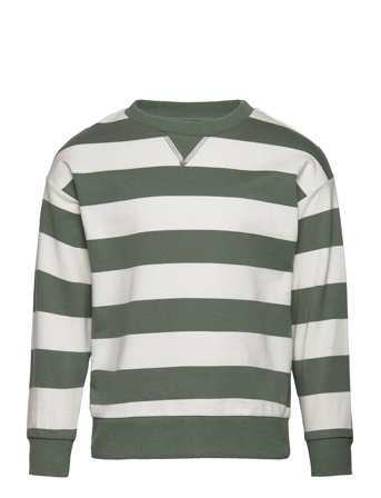 Mango | Striped Cotton-Blend Sweatshirt | 164