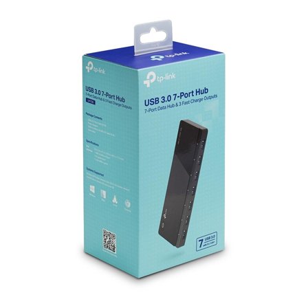 TP-Link UH700 - Hub - 7 x SuperSpeed USB 3.0 - stasjonær