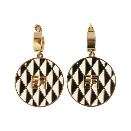 Elisabetta Franchi Earrings Gul, Dame Øreringe, Størrelse: ONE Size