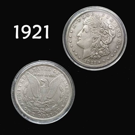 1:1 Muistomitali Morgan 1921