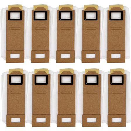 10-pack dammsugarpåsar för Xiaomi Roborock T7S T7S Plus S7 S7 Plus