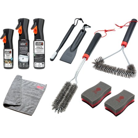 Weber Rengöringskit till gasolgrill i rostfritt stål | Utematlagning > Grillar > Grilltillbehör | Bagaren och Kocken