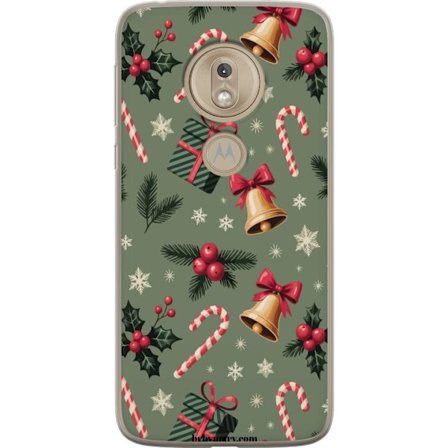 Motorola Moto G7 Play Gennemsigtig cover Inter Milano logo - sort blå guld design for Serie A-fans og italiensk fodboldklassiker,