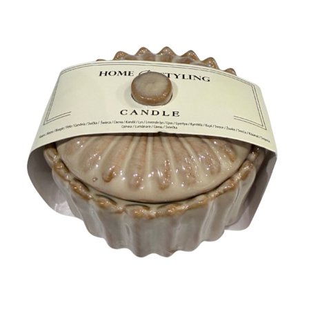 Ljus Pumpa Keramik Orange 5 cm