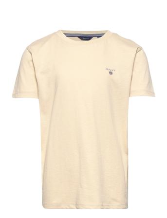 Original Ss T-Shirt T-shirts Short-sleeved Beige GANT