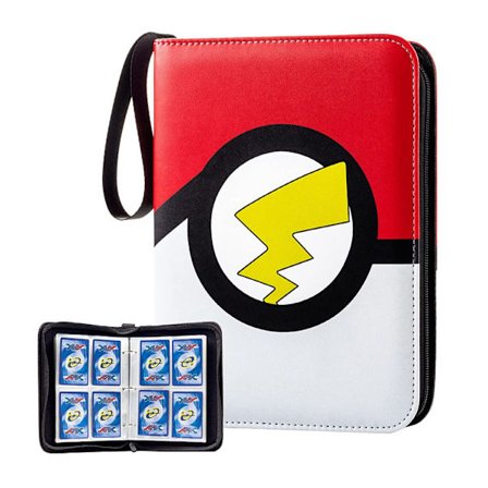 1 Kortbog Kompatibel med Kort, Kortbog, Kortalbum, Kortbeskytter, Kort Opbevaringsbog med 400 Franske Kort Displaylommer til Samlekort