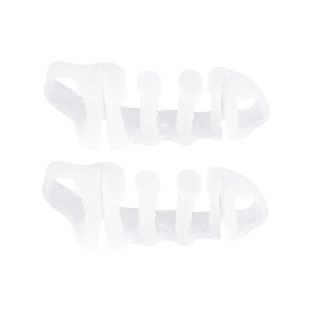 Flexibla Tådelare SEBS Elastiska Kuddar Förhindrar Tåöverlappning