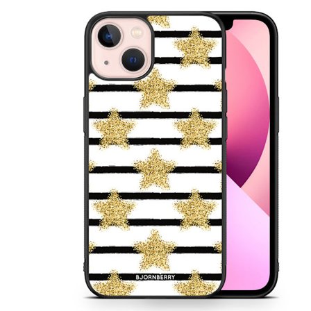 Bjornberry Skal iPhone 13 - Guldstjärnor