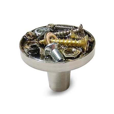 Skap Håndtak Skuffeknapper BØRSTET NIKKEL BASE BØRSTET NIKKEL