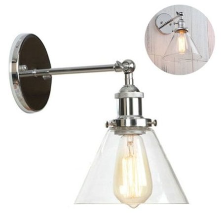 Modern klar glas taklampor väggbelysning stil 2