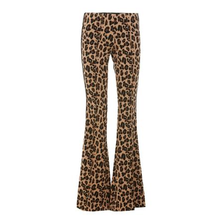 Simona Corsellini, Wide Trousers Bruin, Dames, Maat:S