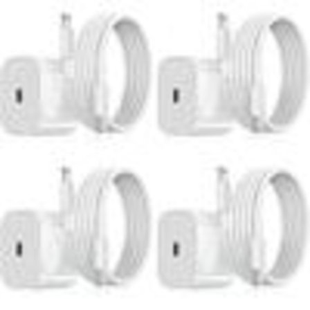 iPhone-laddare - Snabbladdare - Adapter + Kabel 20W USB-C Vit 4-Pack iPhone