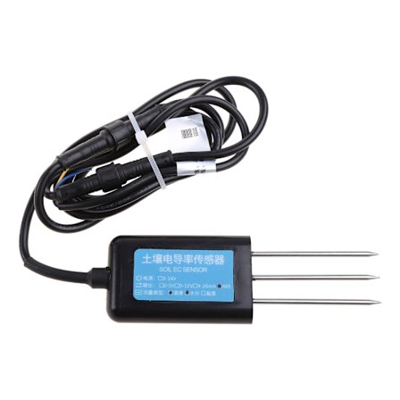 Tre-i-ett Jordsaltssensor Jordtemperatur/Fuktighet/Konduktivitetsdetektor