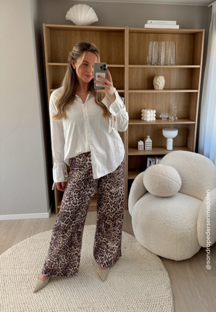 BUBBLEROOM-Soft Wide Trousers-XS