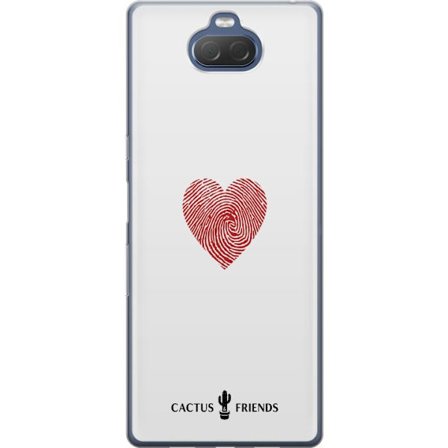 Yhteensopiva Puhelinkuori Sony Sony Xperia 10 Plus Cactus and Friends - Fingerprint Love