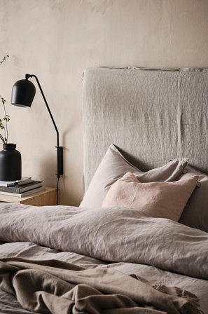 Jotex - Sengegavl 120 Cm Linbeige - PALMA - Kjøp Sengegavler hos Jotex