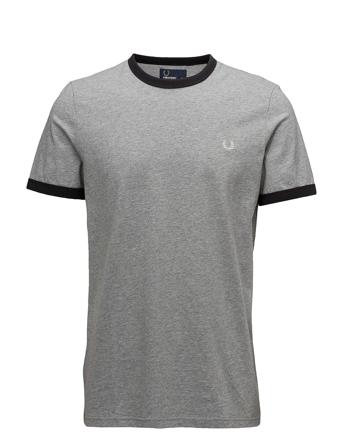 Ringer T-Shirt T-shirts Short-sleeved Grå Fred Perry