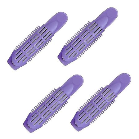 Naturlig Fluffy Hårclips Plastik Hårclips Til Krøllet Hår Rod Pandehår