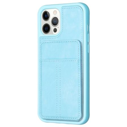 BF28 iPhone 15 Pro Max Fodral med korthållare - Blå Blå