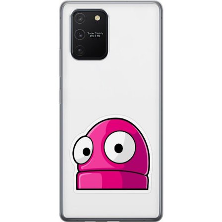 Kompatibel Mobilcover til Samsung Samsung Galaxy S10 Lite Rosa tegneseriefigur med store øjne i legende og humoristisk stil