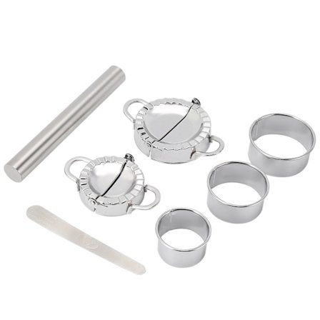 Dumpling Maker, 7-pakks rustfritt stål enkel pai Ravioli Empanada Stempler, Pierogi Cutter Wraps