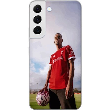 Kompatibelt Mobildeksel til Samsung Galaxy S22+ 5G Alexander Isak plakat Newcastle United spiss Sveriges landslag fotball Premier League nummer 14 kun