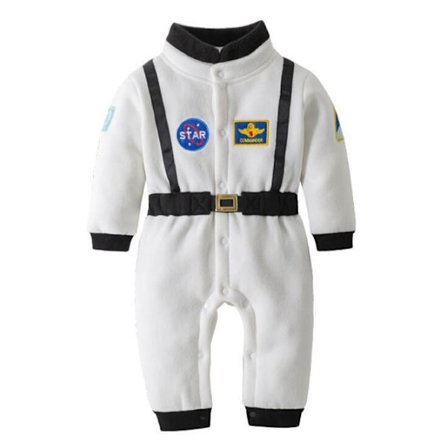 Toddler Astronautkostym Rymddräkt Jumpsuit Halloween