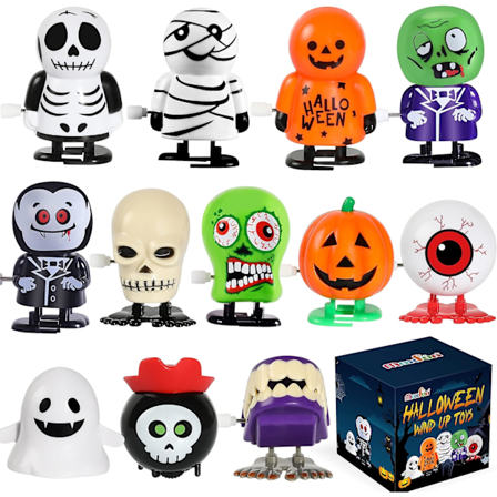 12 kpl Halloween-k mipelej , valikoima lapsille, Halloween-juhlatarvikkeet, herkkupusseihin, lahjapusseihin