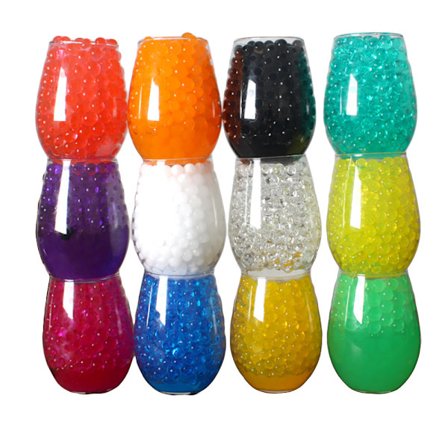 Fargede vannperler - 6 gram