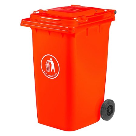 Universal wheelie bin, 1000x590x750 mm, 240 L, red