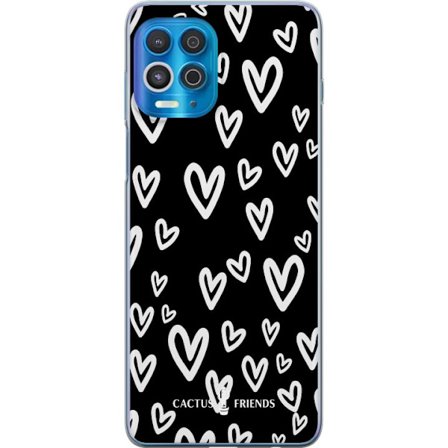 Yhteensopiva Puhelinkuori Motorola Motorola Edge S Cactus and Friends - Handdrawn Love Chaos