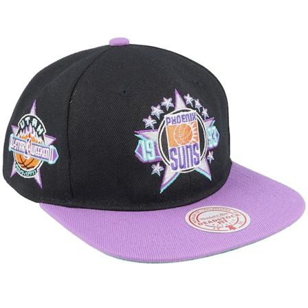 Mitchell & Ness - NBA Noir snapback Casquette - Phoenix Suns Asg 2 Tone Deadstock Black/Purple Snapback @ Hatstore