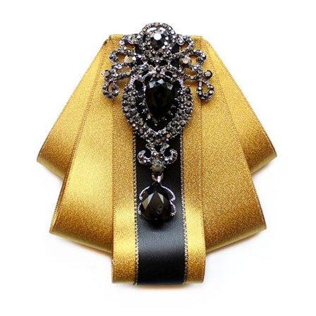 Cross Bowtie Skjorta Slips GUL